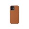 iPhone 12 Mini Uyumlu Zore Leathersafe Wireless Kılıf-Kahverengi