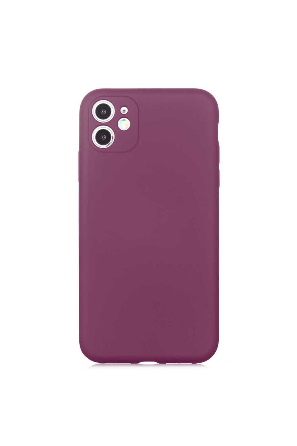 iPhone 11 Uyumlu Zore Mara Kılıf-Mürdüm