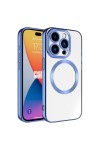 iPhone 15 Pro Uyumlu Magsafe Wireless Şarj Özellikli Zore Setro Silikon-Midnight iPhone 15 Pro Uyumlu Magsafe Wireless Şarj Özellikli Zore Setro Silikon-Midnight