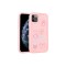 iPhone 11 Pro Max Uyumlu Kabartma Figürlü Parlak Zore Toys Silikon Kılıf-Pembe