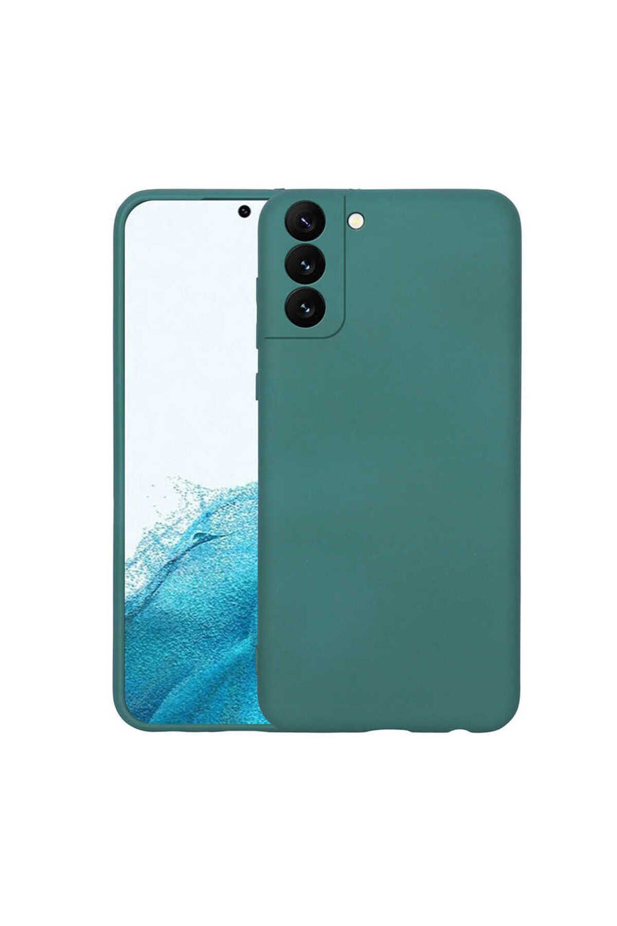 Galaxy S22 Plus Uyumlu Zore Mara Lansman Kılıf-Koyu Yeşil