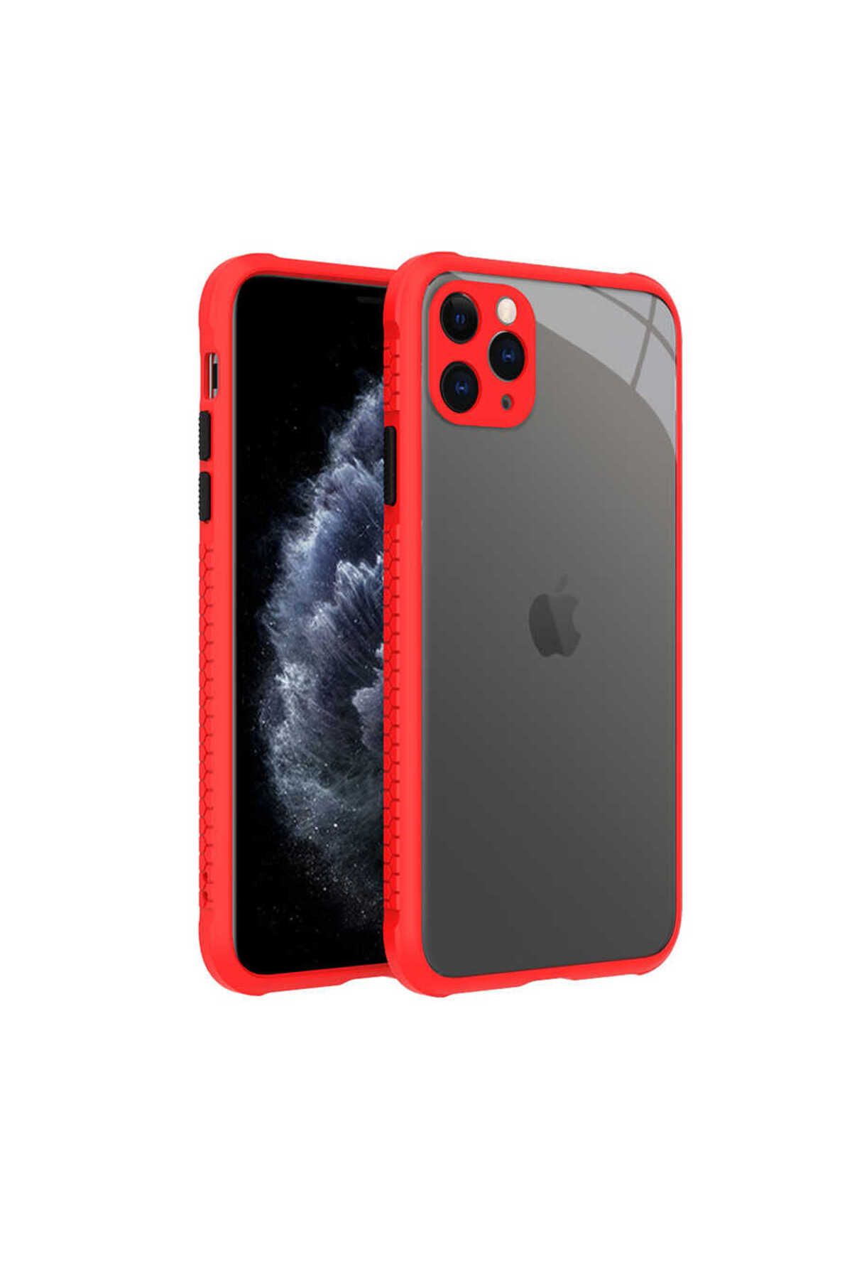 iPhone 11 Pro Max Uyumlu  Kaff Kılıf-Kırmızı