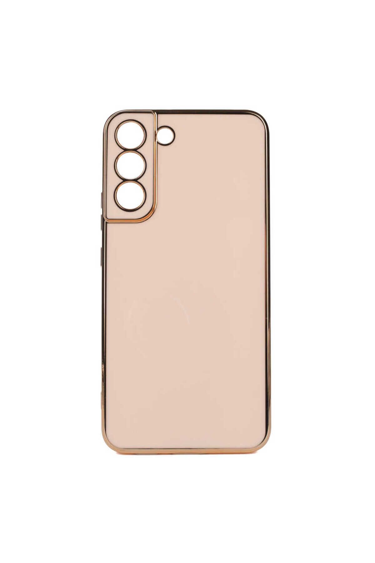 Galaxy S22 Plus Uyumlu Zore Bark Kılıf-Rose Gold