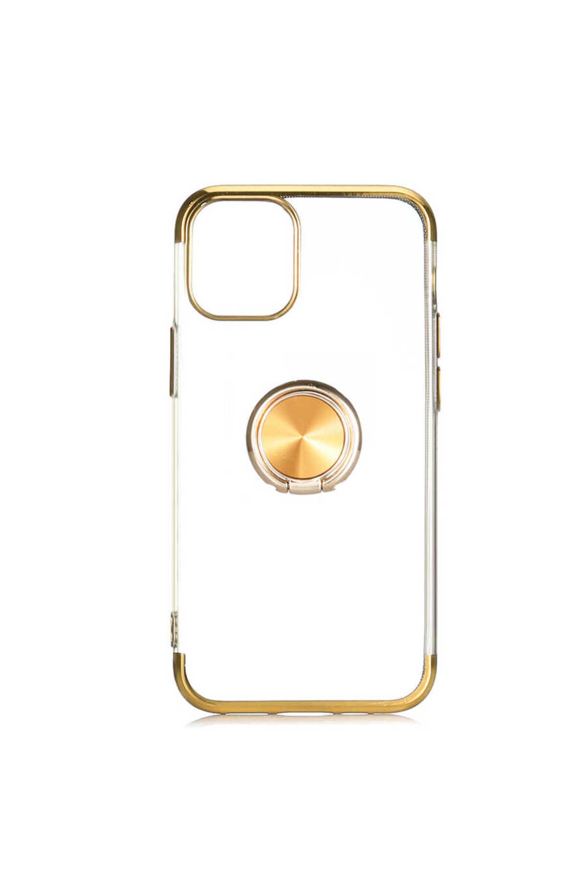 iPhone 12 Mini Uyumlu Zore Gess Silikon-Gold
