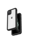 iPhone 12 Mini Uyumlu 1-1 Su Geçirmez Kılıf-Siyah iPhone 12 Mini Uyumlu 1-1 Su Geçirmez Kılıf-Siyah