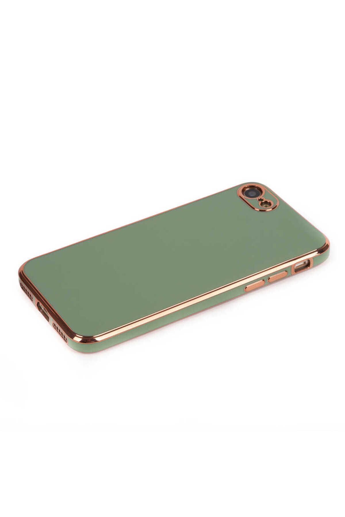iPhone SE 2022 Uyumlu Zore Bark Kılıf-Rose Gold