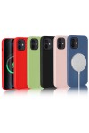 iPhone 12 Mini Uyumlu Zore Silksafe Wireless Kılıf-Kırmızı iPhone 12 Mini Uyumlu Zore Silksafe Wireless Kılıf-Kırmızı