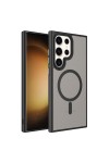 Galaxy S23 Ultra Uyumlu Mat Arka Yüzey Wireless Şarj Özellikli Zore Flet Magsafe Kılıf-Siyah Galaxy S23 Ultra Uyumlu Mat Arka Yüzey Wireless Şarj Özellikli Zore Flet Magsafe Kılıf-Siyah