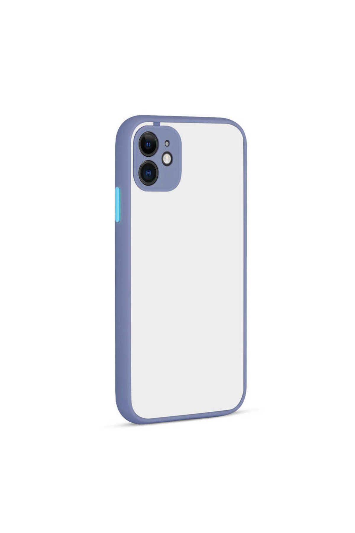 iPhone 12 Mini Uyumlu Zore Hux Kılıf-Mor