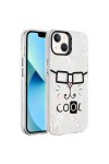 iPhone 13 Uyumlu Mermer Desenli Zore Marbello Kılıf-Beyaz iPhone 13 Uyumlu Mermer Desenli Zore Marbello Kılıf-Beyaz