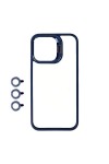 iPhone 15 Pro Uyumlu Kamera LZore Korumalı Standlı Zore Klon LCSMX-li Kılıf-Lacivert iPhone 15 Pro Uyumlu Kamera LZore Korumalı Standlı Zore Klon LCSMX-li Kılıf-Lacivert