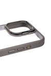 iPhone 15 Pro Uyumlu Kamera LZore Korumalı Standlı Zore Klon LCSMX-li Kılıf-Lacivert iPhone 15 Pro Uyumlu Kamera LZore Korumalı Standlı Zore Klon LCSMX-li Kılıf-Lacivert