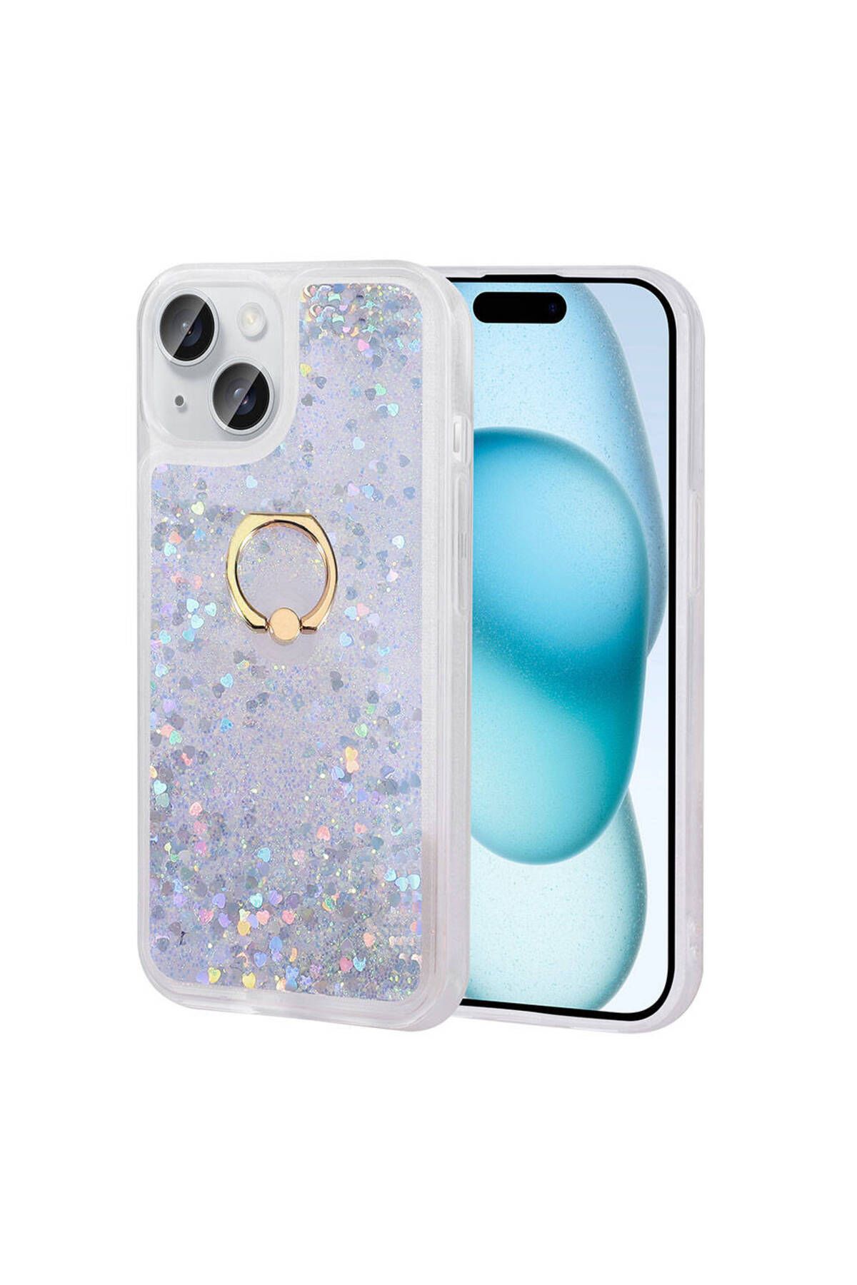iPhone 15 Uyumlu Zore Milce Kılıf-Gümüş