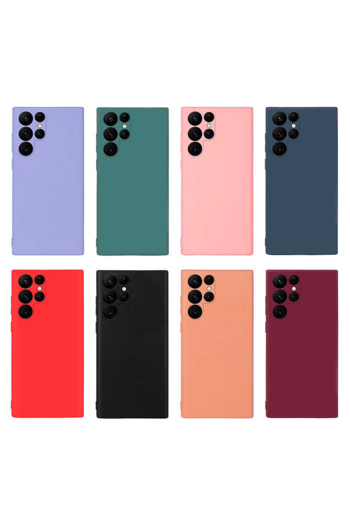 Galaxy S22 Ultra Uyumlu Zore Mara Lansman Kılıf-Lila