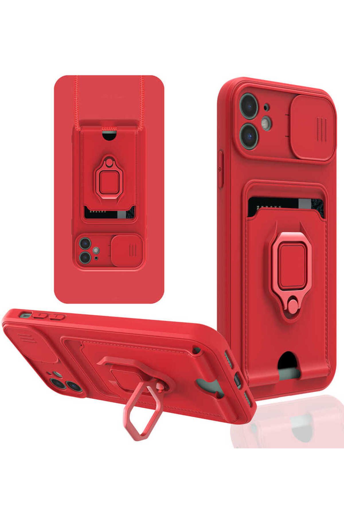 iPhone 11 Uyumlu  Pelit Kılıf-Kırmızı