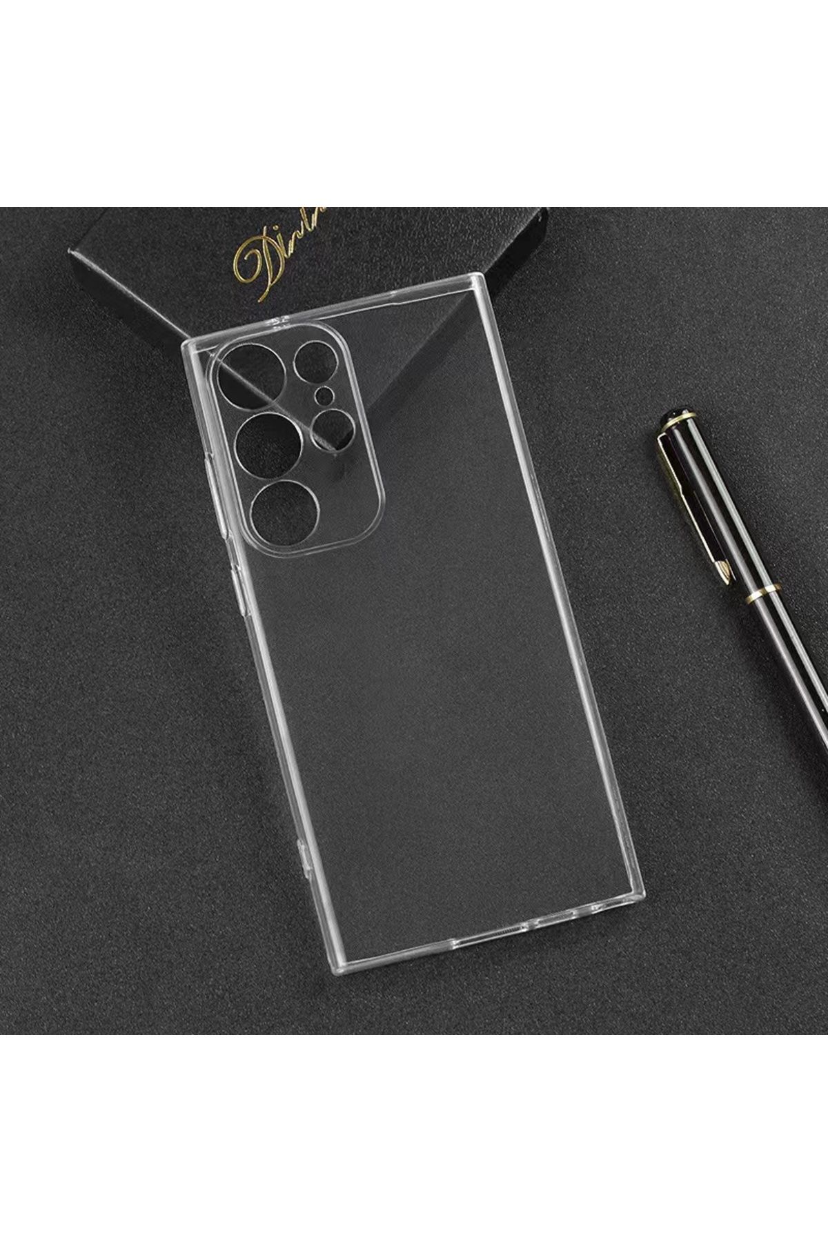 Galaxy S23 Ultra Uyumlu Zore Süper Silikon Kılıf-Renksiz Galaxy S23 Ultra Uyumlu Zore Süper Silikon Kılıf-Renksiz