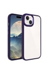 iPhone 15 Plus Uyumlu Zore Krom Kılıf-Derin Mor iPhone 15 Plus Uyumlu Zore Krom Kılıf-Derin Mor