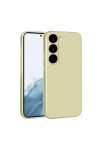 Galaxy S23 Uyumlu Zore Premier Silikon Kılıf-Gold Galaxy S23 Uyumlu Zore Premier Silikon Kılıf-Gold
