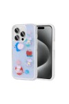 iPhone 15 Pro Uyumlu Kabartma Figürlü Parlak Zore Minimini Silikon Kılıf-Mor iPhone 15 Pro Uyumlu Kabartma Figürlü Parlak Zore Minimini Silikon Kılıf-Mor