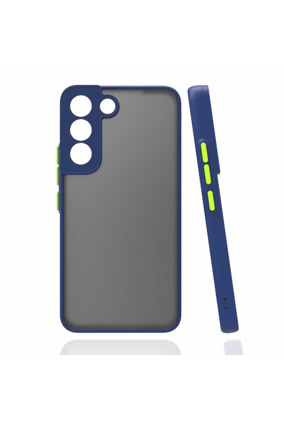Galaxy S22 Plus Uyumlu Zore Hux Kılıf-Lacivert
