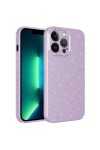 iPhone 12 Pro Max Uyumlu Kamera Korumalı Simli Lüks Zore Koton Kılıf-Lila iPhone 12 Pro Max Uyumlu Kamera Korumalı Simli Lüks Zore Koton Kılıf-Lila