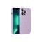 iPhone 12 Pro Max Uyumlu Kamera Korumalı Simli Lüks Zore Koton Kılıf-Lila