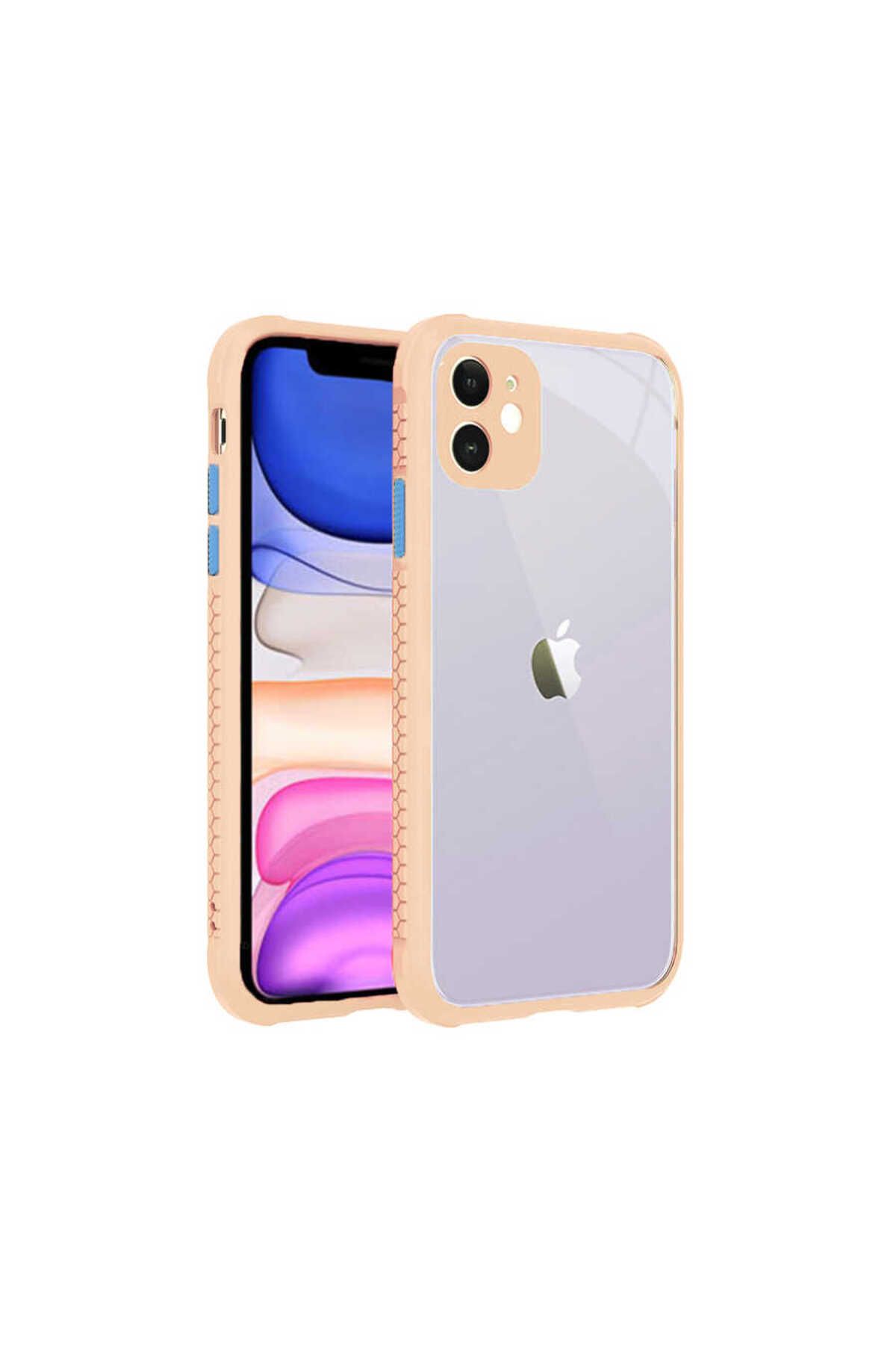 iPhone 11 Uyumlu  Kaff Kılıf-Pembe