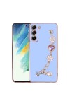 Galaxy S21 FE Uyumlu El Tutamaçlı Kamera Korumalı Zore Taka Silikon Kılıf-Mor Galaxy S21 FE Uyumlu El Tutamaçlı Kamera Korumalı Zore Taka Silikon Kılıf-Mor