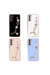Galaxy S21 FE Uyumlu El Tutamaçlı Kamera Korumalı Zore Taka Silikon Kılıf-Mor Galaxy S21 FE Uyumlu El Tutamaçlı Kamera Korumalı Zore Taka Silikon Kılıf-Mor