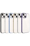 iPhone 15 Uyumlu Sert PC Renkli Çerçeveli Zore Riksos Kılıf-Koyu Gri iPhone 15 Uyumlu Sert PC Renkli Çerçeveli Zore Riksos Kılıf-Koyu Gri