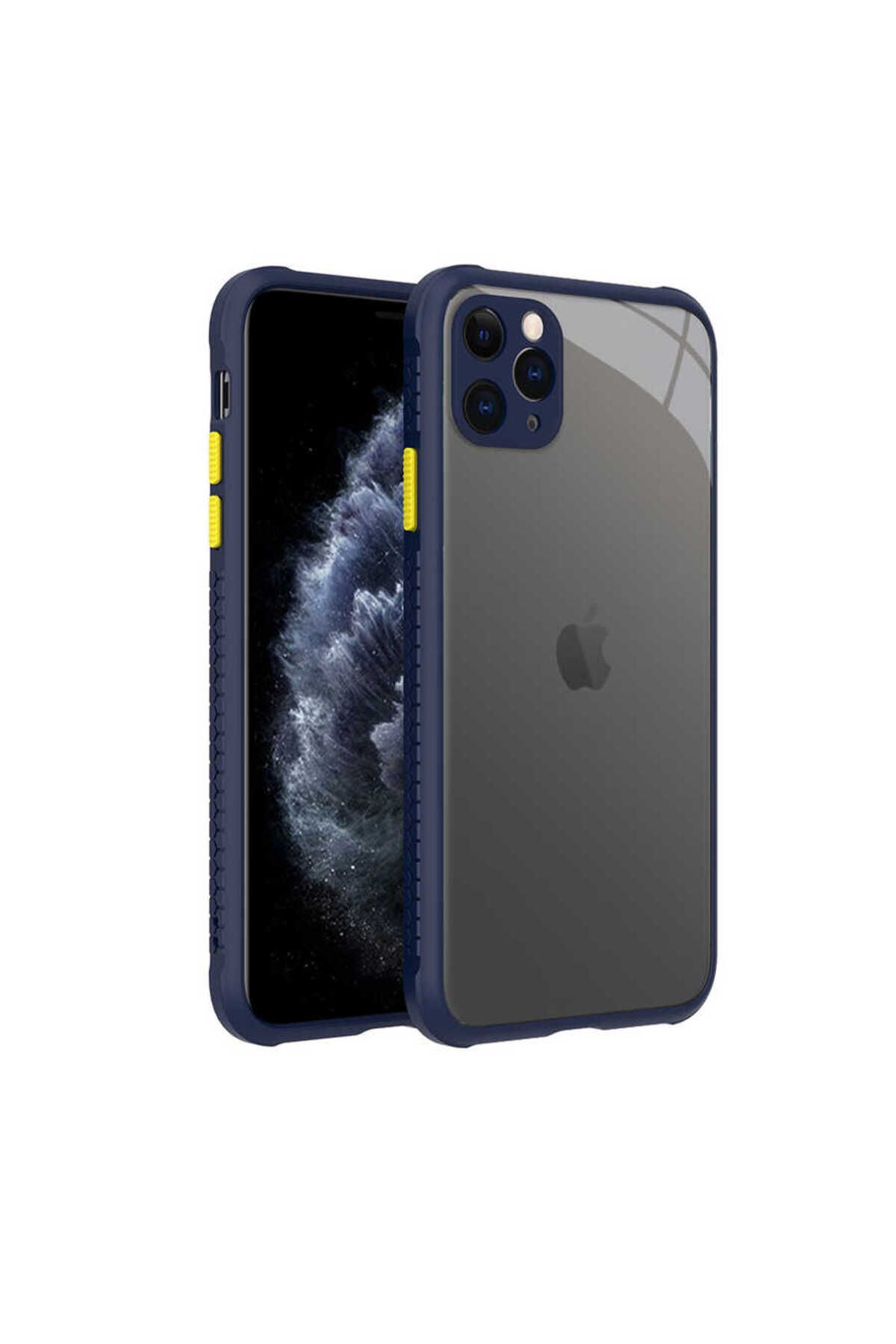iPhone 11 Pro Max Uyumlu  Kaff Kılıf-Lacivert