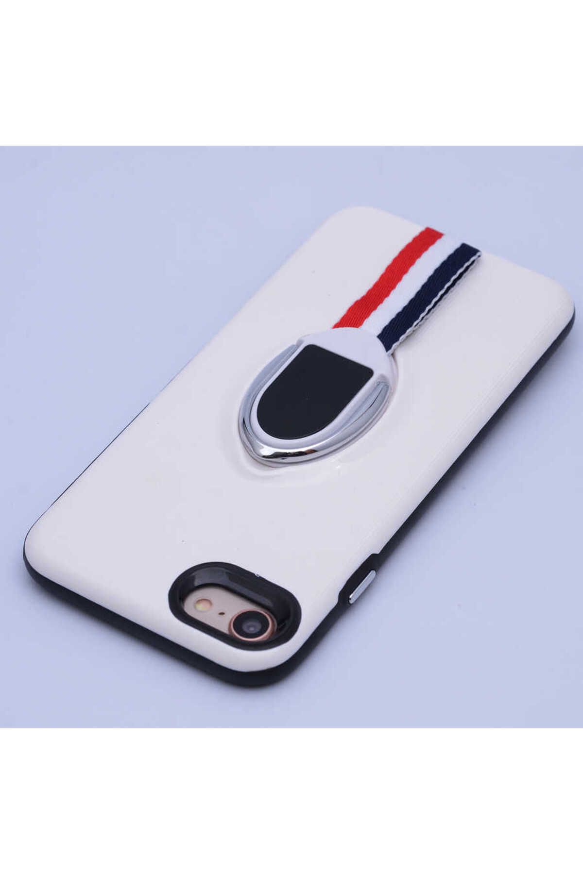 iPhone SE 2022 Uyumlu Zore Foxy Silikon-Beyaz