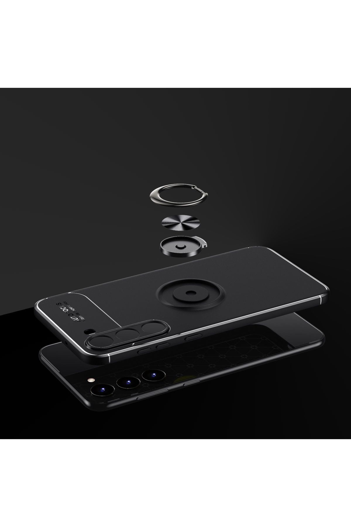 Galaxy S23 Plus Uyumlu Zore Ravel Silikon Kılıf-Siyah Galaxy S23 Plus Uyumlu Zore Ravel Silikon Kılıf-Siyah