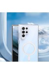 Galaxy S22 Ultra Uyumlu Zore Tacsafe Wireless Kılıf-Renksiz Galaxy S22 Ultra Uyumlu Zore Tacsafe Wireless Kılıf-Renksiz