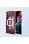 Galaxy S22 Ultra Uyumlu Zore Tacsafe Wireless Kılıf-Renksiz Galaxy S22 Ultra Uyumlu Zore Tacsafe Wireless Kılıf-Renksiz