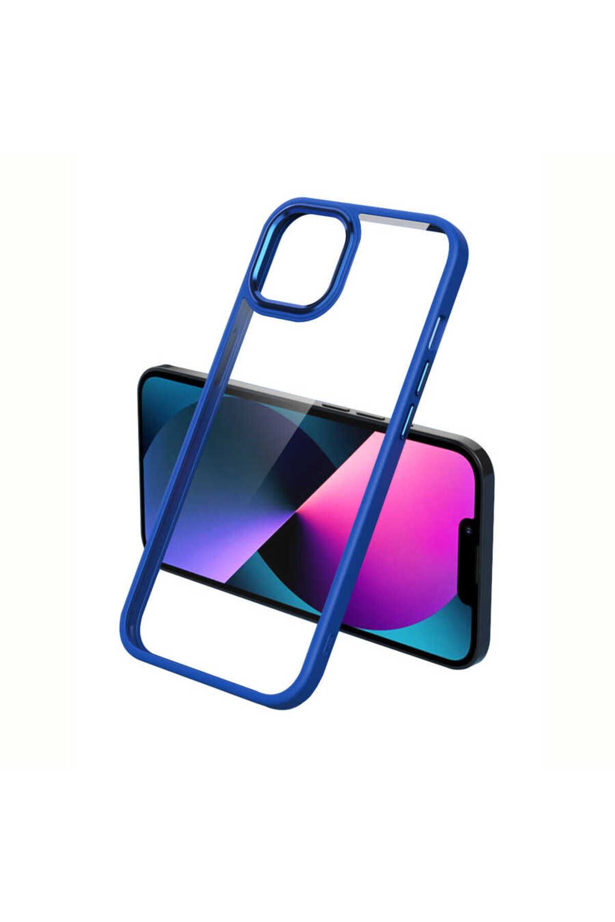 iPhone 11 Uyumlu Zore Krom Kılıf-Lacivert iPhone 11 Uyumlu Zore Krom Kılıf-Lacivert