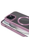 iPhone 15 Uyumlu Mat Tasarımlı Magsafe Wireless Şarj Özellikli Zore Mat Setro Kılıf-Siyah iPhone 15 Uyumlu Mat Tasarımlı Magsafe Wireless Şarj Özellikli Zore Mat Setro Kılıf-Siyah