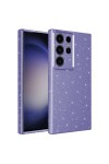 Galaxy S23 Ultra Uyumlu Kamera Korumalı Simli Lüks Zore Koton Kılıf-Mor Galaxy S23 Ultra Uyumlu Kamera Korumalı Simli Lüks Zore Koton Kılıf-Mor