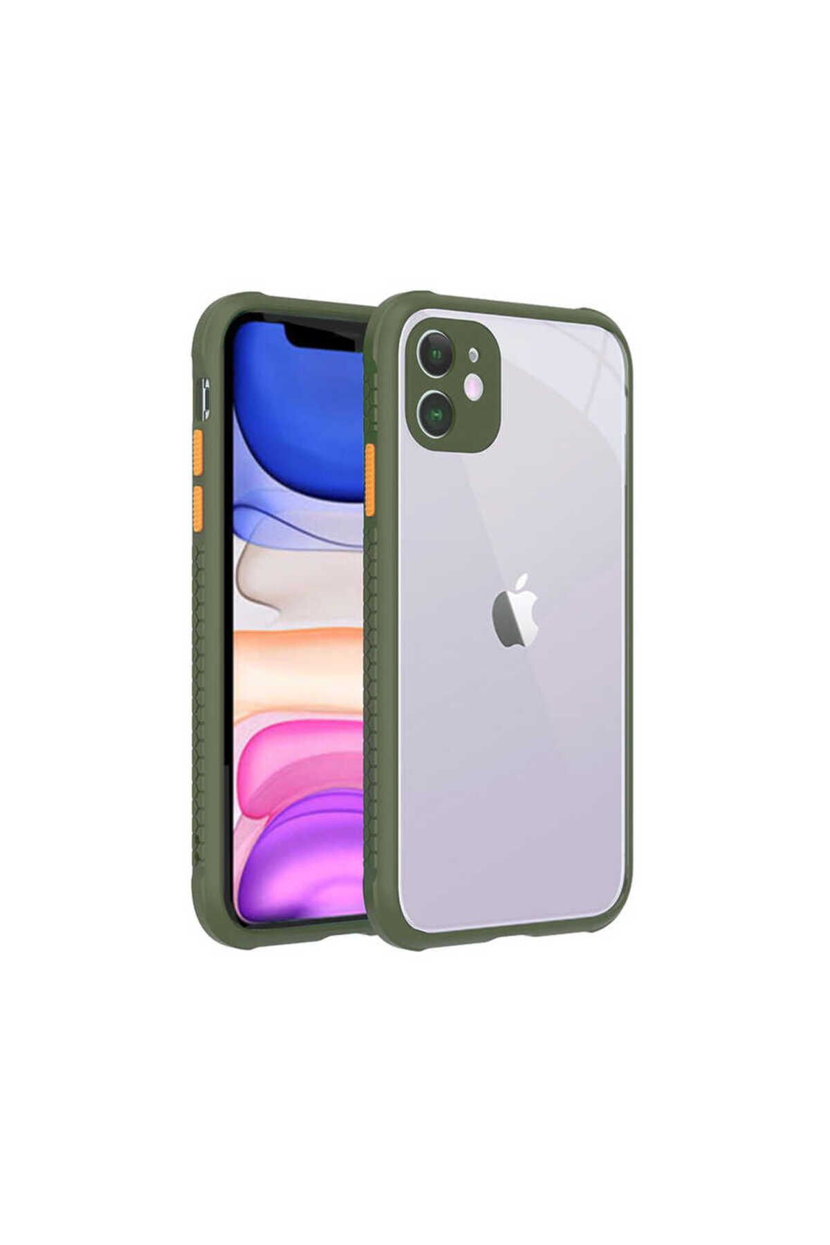 iPhone 11 Uyumlu  Kaff Kılıf-Açık Yeşil