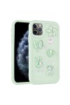 iPhone 11 Pro Max Uyumlu Kabartma Figürlü Parlak Zore Toys Silikon Kılıf-Açık Yeşil iPhone 11 Pro Max Uyumlu Kabartma Figürlü Parlak Zore Toys Silikon Kılıf-Açık Yeşil