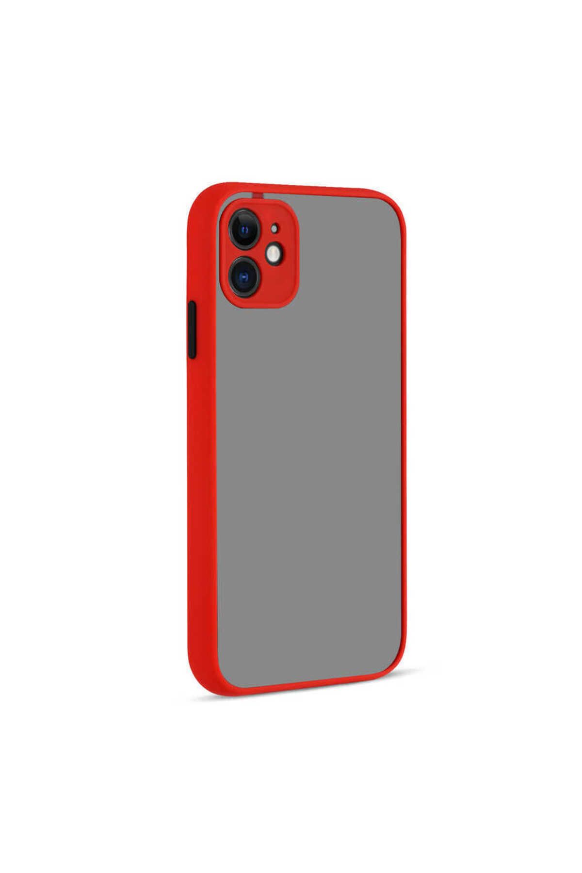iPhone 11 Uyumlu Zore Hux Kılıf-Kırmızı
