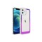 iPhone 11 Uyumlu Simli ve Renk Geçiş Tasarımlı LZore Korumalı Zore Park Kılıf-Mor-Pembe