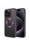iPhone 15 Pro Uyumlu Tek Kamera Çerçeveli Logo Gösteren Zore Omega Kılıf-Derin Mor iPhone 15 Pro Uyumlu Tek Kamera Çerçeveli Logo Gösteren Zore Omega Kılıf-Derin Mor