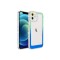 iPhone 11 Uyumlu Simli ve Renk Geçiş Tasarımlı LZore Korumalı Zore Park Kılıf-Yeşil-Mavi