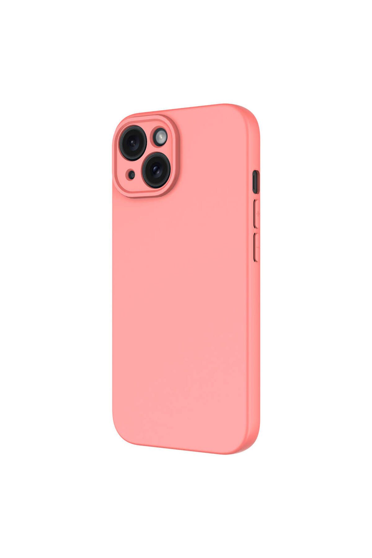 iPhone 15 Plus Kılıf Zore Mara Lansman Kapak-Pembe