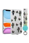 iPhone 11 Uyumlu Desenli El Askılı İpli Zore Arte Silikon Kılıf-NO8 iPhone 11 Uyumlu Desenli El Askılı İpli Zore Arte Silikon Kılıf-NO8