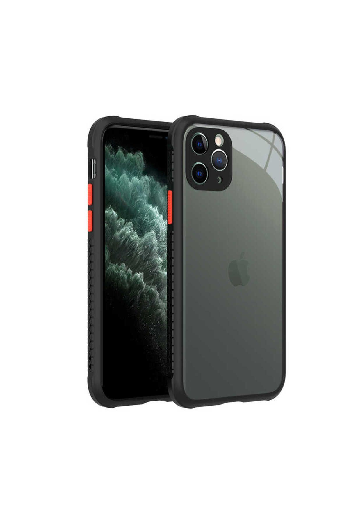 iPhone 11 Pro Uyumlu  Kaff Kılıf-Siyah