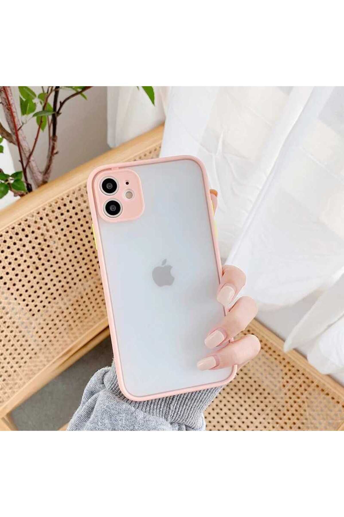 iPhone SE 2022 Uyumlu Zore Hux Kılıf-Kırmızı