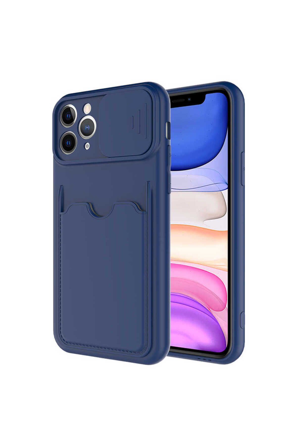 iPhone 11 Pro Max Uyumlu  Kartix Kılıf-Lacivert