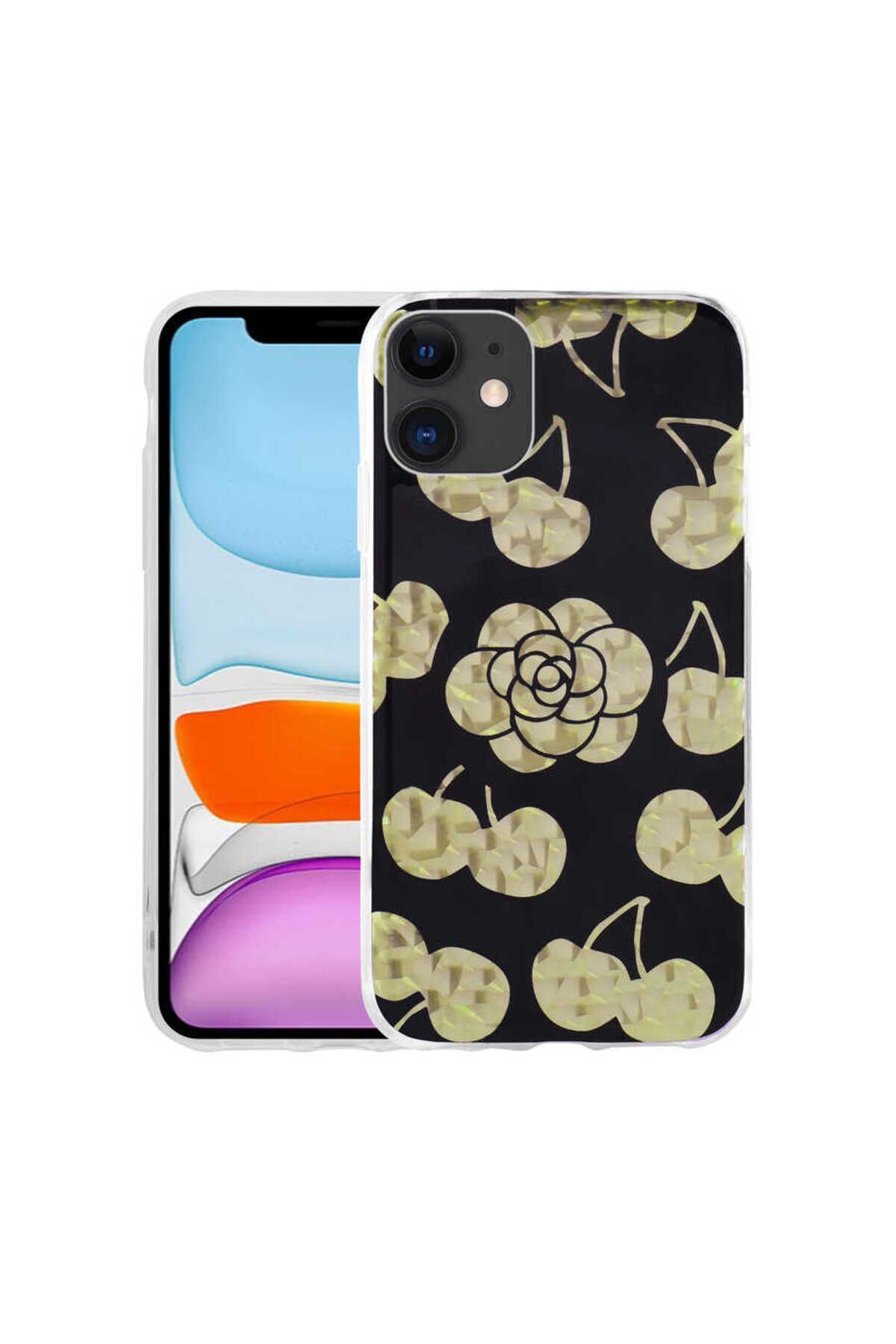 iPhone 11 Uyumlu Desenli Sert Zore Elnov Kılıf-NO1